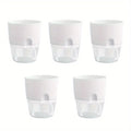 Self-Watering Plastic Flower Pots (5/10PCS)