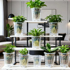 Clear Root Control Orchid Pot