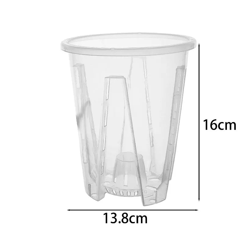 Clear Root Control Orchid Pot