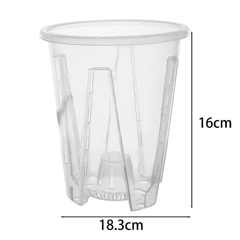 Clear Root Control Orchid Pot