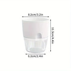 Self-Watering Plastic Flower Pots (5/10PCS)